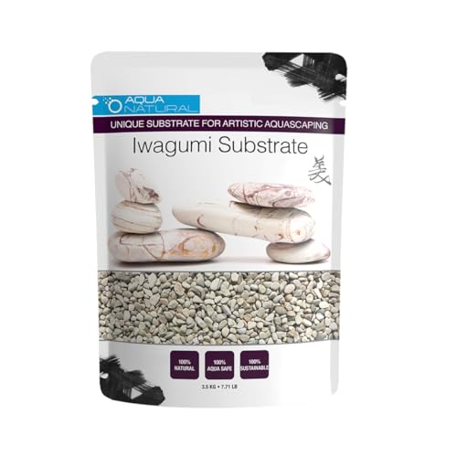 Aqua Natural Iwagumi Kiesel - Nil 3,5 kg - Ultra Premium Substrat für Aquascaping, Aquarien, Vivarien und Terrarien von Aqua Natural