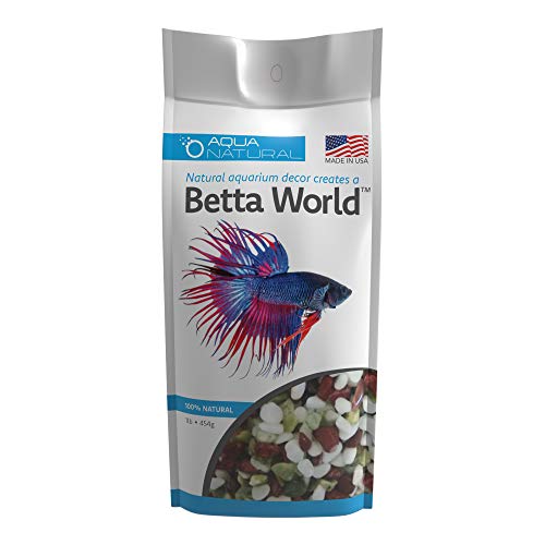 AquaNatural Betta World Tutti Frutti Kies/Steine/Substrat für Aquarien, Rot, Weiß und Grün von Aqua Natural