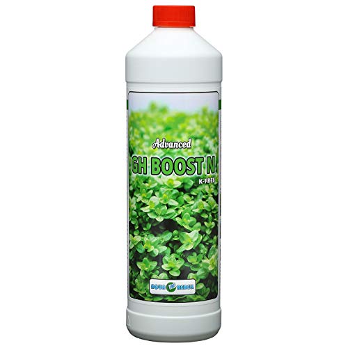 Aqua Rebell ®️ Advanced GH Boost N - 1 Literflasche - optimale Versorgung für Ihre Aquarium Wasserpflanzen - Aquarium Eisenvolldünger speziell für Wasserpflanzen entwickelt von Aqua Rebell