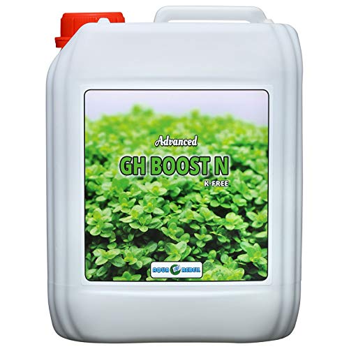 Aqua Rebell ®️ Advanced GH Boost N - 5 Literflasche - optimale Versorgung für Ihre Aquarium Wasserpflanzen - Aquarium Eisenvolldünger speziell für Wasserpflanzen entwickelt von Aqua Rebell