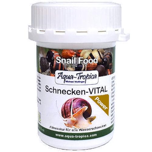 Aqua-Tropica - Schnecken-VITAL Power - 4 in 1 Schneckenfutter Sticks I Fitnesskur für Land- & Wasserschnecken I Gezielte Nährstoffversorgung I 40g von Aqua-Tropica Michael Wolfinger