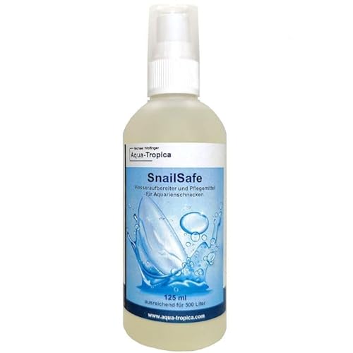 Aqua-Tropica Schnecken-VITAL Snail Safeguard - 125 ml - Der erste Wasseraufbereiter und Pflegemittel für Aquarienschnecken mit Calcium und Mineralien mit praktischem Dosierspender von Aqua-Tropica