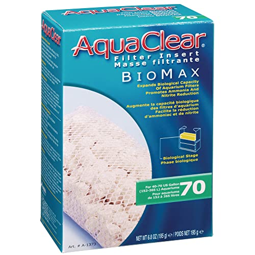 AquaClear A1373 Biomax Filtereinsatz, für den AquaClear Powerfilter 70, weiß von Aquaclear