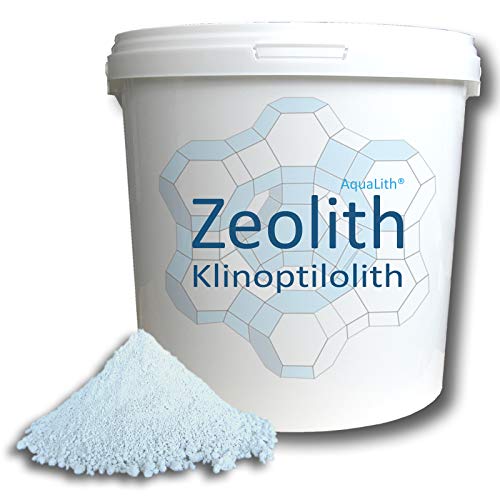 AquaLith® Zeolith Pulver Klinoptilolith 0-200µm rein ohne Zusätze 8000g Eimer von AquaLith