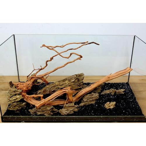 AquaOne Aquarium Deko Komplettset Steine Wurzel Aquascaping Hardscape Set Nr.14 Dekoration von AquaOne