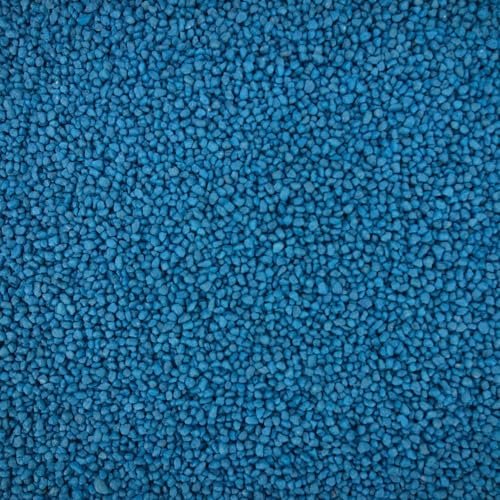 AquaOne Aquarium Kies 20 kg Bodengrund türkis 2-3 mm I Aquariumkies Premium Qualität I Quarzkies abgerundete Körnung I Aquariumkies Deko Aquascaping Dekoration von AquaOne