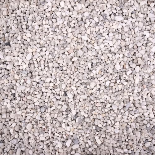 AquaOne Aquarium Kies Sand 5 kg I Bodengrund hell schwarz bunt fein mittel grob I Aquariumkies Premium Qualität I Quarzsand Aquariumkies Deko Aquascaping Körnung (noa 2-5mm) von AquaOne