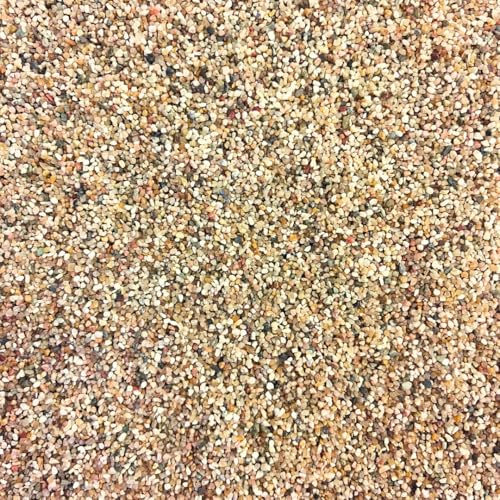 AquaOne Aquarium Kies Sand 20 kg I Bodengrund hell schwarz bunt fein mittel grob I Aquariumkies Premium Qualität I Quarzsand Aquariumkies Deko Aquascaping Körnung (beige 1-2mm) von AquaOne