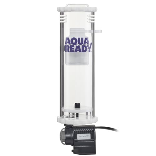 AquaReady In Tank Media Reactor für Salzwasser- und Süßwasser-Aquarium-Filtration, inklusive verstellbarer Pumpe, effizientes Up-Flow-Design, Low-Profile-Magnethalterung von AquaReady