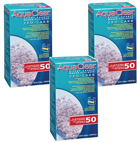 AquaClear (3 Pack) 50 Zeo Carb Ersatz Filter von Aquaclear