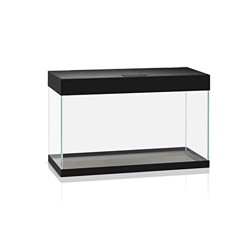 Aquael Aquarium Opti Set 125 schwarz 2.0 LED 2 x 14 W 81 x 36 x 51 cm Stärke 6 mm 125 l von Aquael