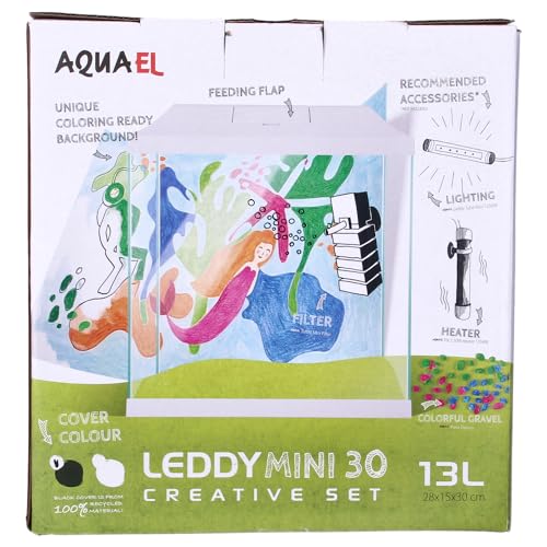 Aquael Aquarium Set Leddy Mini 30 weiß von Aquael