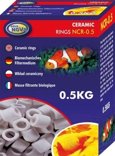 Aquanova Biomechanisches Filtermedium Fürs Aquarium, Keramische Wälzchen NCR - 0,5 kg von Aquanova