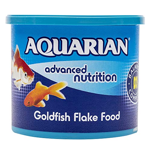 Aquarian Komplettnahrung, Aquarium Flockenfutter für Goldfische,1er Pack (1 x 200 g) von Aquarian