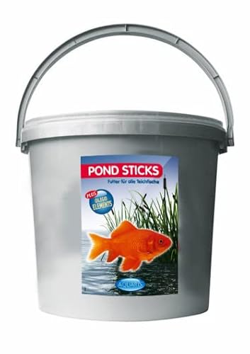 AQUARIS Pond Sticks Color 1200 g / 15 L - für Teichfische, und trüben Nicht das Teichwasser und enthalten viele Nährstoffe mit nützlichen Elementen von AQUARIS