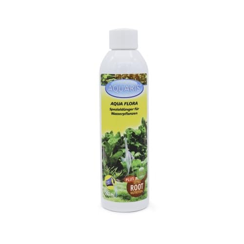 Aquaris Aqua Flora Pflanzendünger - 250 ml. Dünger für Aquarienpflanzen für aktives Wachstum aller Wasserpflanzen. Natürliche Nährstoffe für gesundes Wachstum. von Aquaris