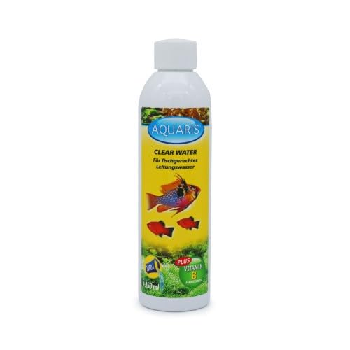 Aquaris Clear Water Zierfischpflege Wasseraufbereiter 250 ml - für Ihrem Aquarium sind die Schleimhäute der Fische optimal geschützt von Aquaris