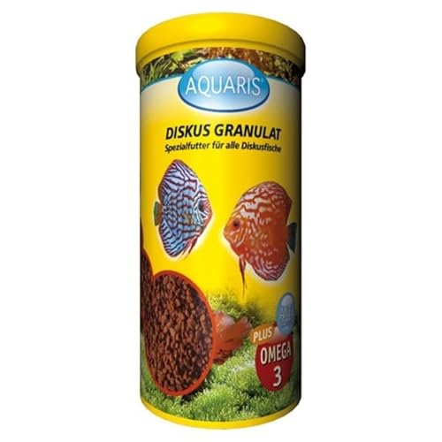 Aquaris Diskus Granulat 250ml - Hauptfutter für anspruchsvolle Diskusfische, Fischgeschmack von Aquaris