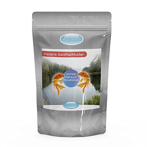 Aquaris Premium Futter für Gold Fische trüben Nicht das Wasser und enthalten viele Nährstoffe mit nützlichen Elementen und leicht verdaulich 1 kg / 1,5 mm von Aquaris