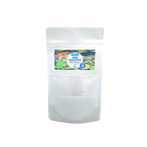 Aquaris Pond Stable pH/KH - Teichpflegeprodukte für Teichfische - 250 g. Stabilisierung der Wasserwerte für Gartenteiche. Optimiert die pH- und KH-Werte. Verbessert Wasserqualität im Koi. von AQUARIS