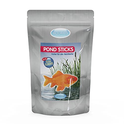 Aquaris Pond Sticks für Teichfische 560g / 7 L - sind schwimmfähig und trüben Nicht das Teichwasser und enthalten Fett, Spurenelemente und Ballaststoffe von Aquaris