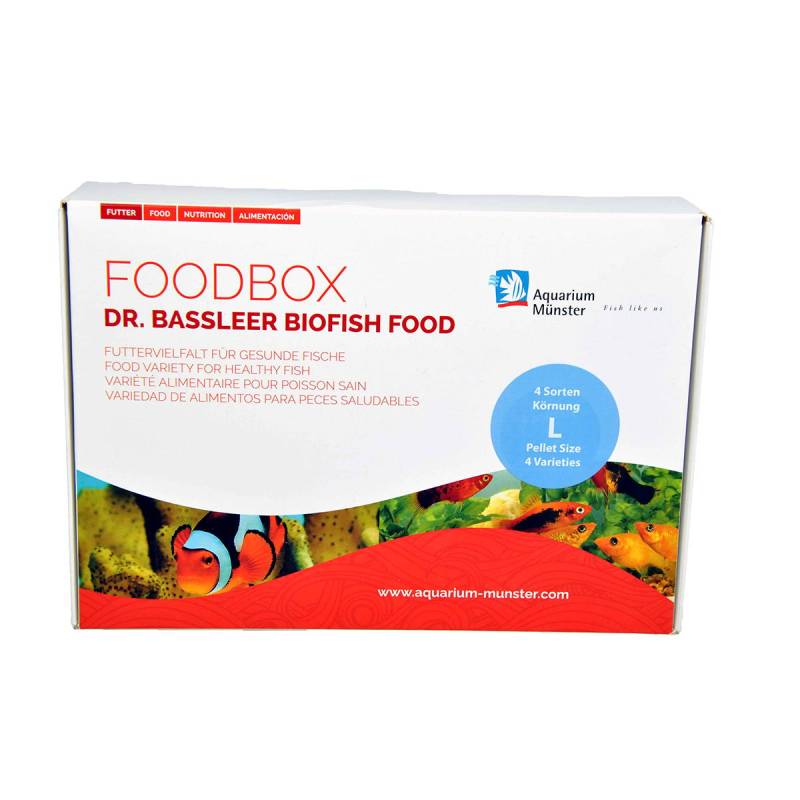 Aquarium Münster DR. BASSLEER BIOFISH FOODBOX L 4x60g von Aquarium Münster