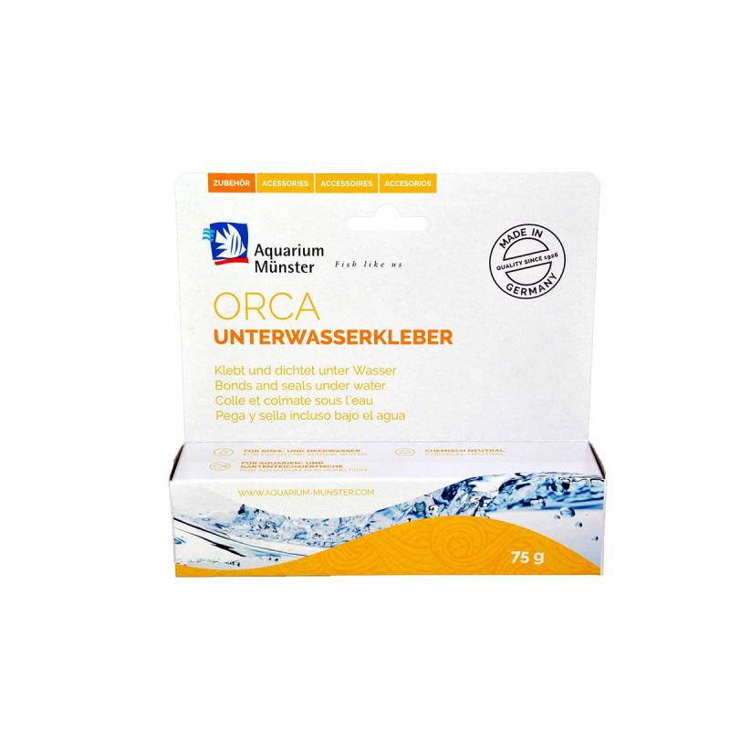 Aquarium Münster ORCA Unterwasserkleber schwarz 75g von Aquarium Münster