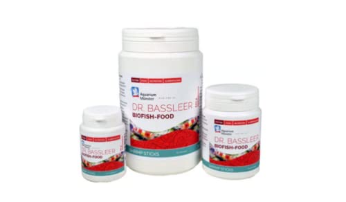 Aquarium Münster Dr. Bassleer Biofish Food Baby Nano S 150g can - a fine granulate food with a granulate size of approx. 200 µm for small young fish, nano ornamental fish (e.g. small Rasbora species) and shrimps von Aquarium Münster