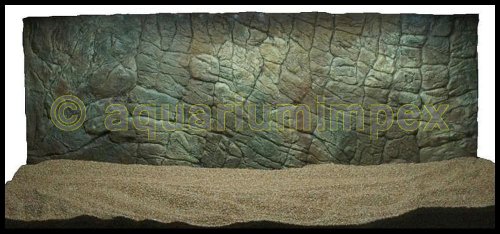 3D Aquarium Rückwand 120x60 Aquariumrückwand Dünn von Robizoo