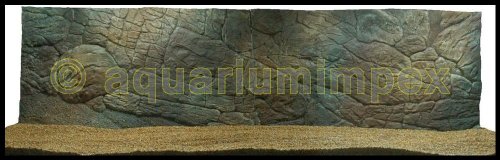 3D Aquarium Rückwand 200x50 Aquariumrückwand Dünn von Robizoo