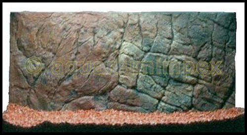 3D Aquarium Rückwand 50x30 Aquariumrückwand Dünn von Aquariumimpex