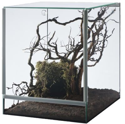 Glas Terrarium Glasterrarium 25x30x30 25 30 Falltür von Aquariumimpex