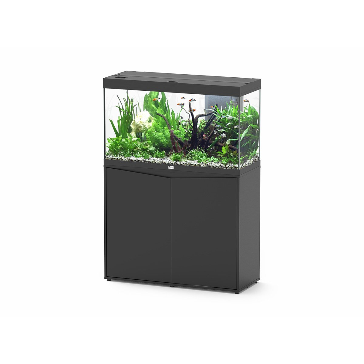 Aquatlantis Aquarienkombination Splendid Ultra 100 202l Schwarz Kombi von Aquatlantis