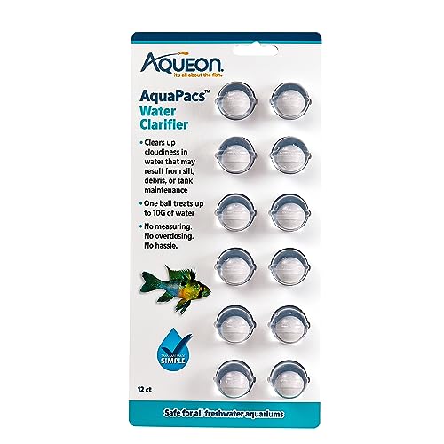 Aqueon AquaPacs Wasserklärer, 12 Stück, 4,5 l von Aqueon