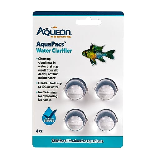 Aqueon AquaPacs Wasserklärer, für Süßwasseraquarien, 4 Stück von Aqueon