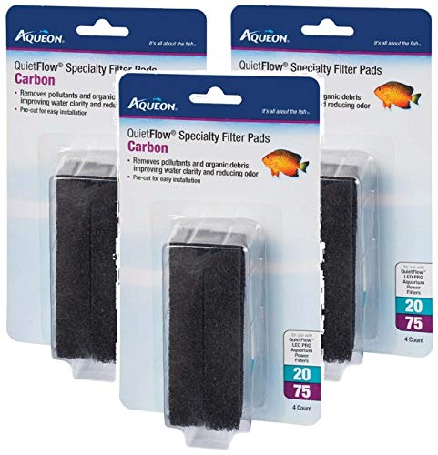 Aqueon QuietFlow Filterbeutel Filtereinsätze, Aquariumzubehör, Größe 20/75, 4 Stück pro Packung von Aqueon