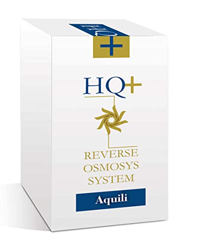 Aquili Ro Classic Hq+ - 75 Gallonen - Verhältnis 1:2 zwischen Osmose und Abfall - Salzhaltigkeit über 98% - 1100 g von Aquili