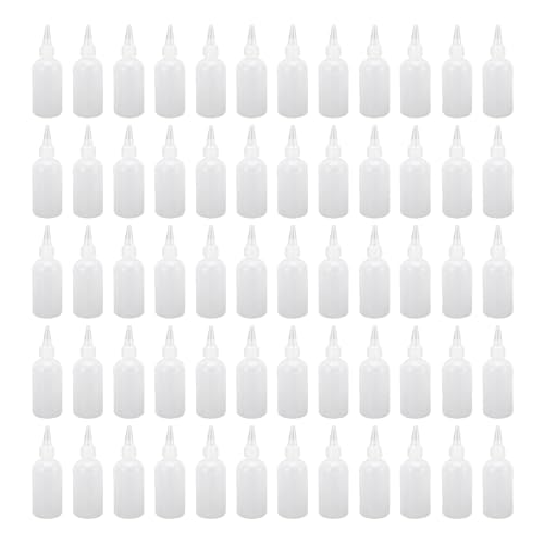 Aramox 60pcs 100 Ml Halb Transparente Squeeze -Gewürzflasche mit Trichter für Genaue Farbhandhabung in Küche, Picknicks, Kunsthandwerk Aramox 60pcs 100 Ml Halb Transparente Squeeze -Gewürzflasche mit Trichter für Genaue Farbhandhabung in Küche, Picknicks, Kunsthandwerk von Aramox