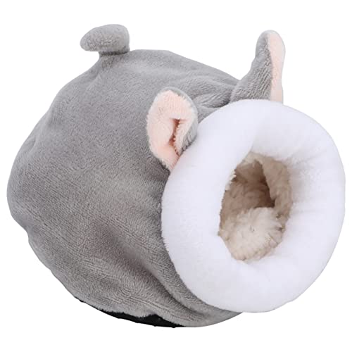 Aramox Hamster für den Schlaf Nid Weiche Baumwollbaumwolle Heißer Käfigkäfig für Kleine Tiere, Sicher und Heißes Design (Babygrau) von Aramox