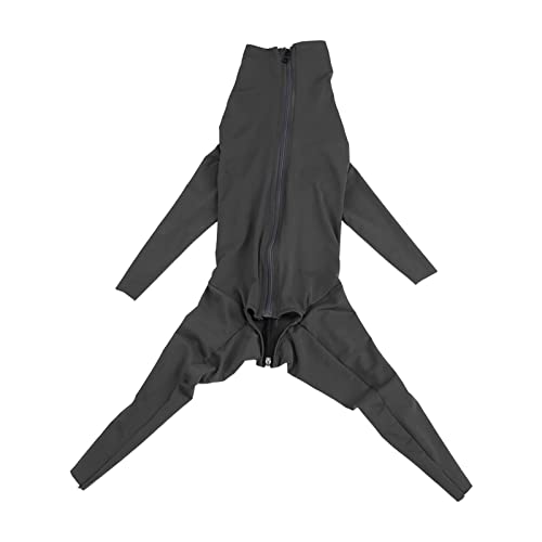 Einteiler für Hundechirurgie-Erholungsanzug, Kurzer Body für Kompletten CoJumpsuit, Elastisches PreShDog-Sportshirt für Postoperative Haustiere, um Ängste zu Reduzieren (S) von Aramox