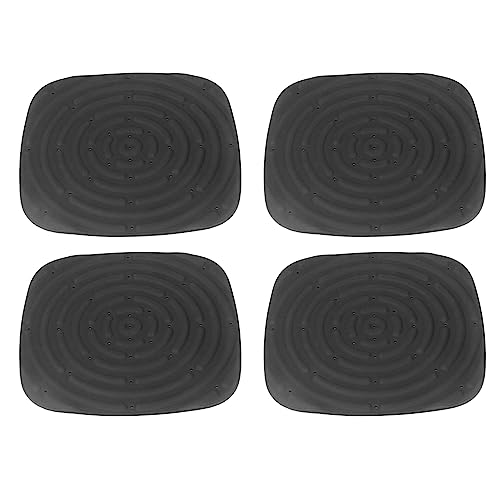 Aramox Hühnernistkasten-Einlagen, 4 Stück, Hühnernest-Matte, Waschbare Hühnernist-Pads, Nistkasten-Pads Zum Eierlegen (Black) von Aramox