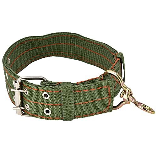 Schafhalsband, Premium-Leinwand-Schafhalsband, Hundeschlepphalsband, Verstellbare Länge, Leinen-Halsband, Veterinärausrüstung, Schafschlepphalsband (L) von Aramox