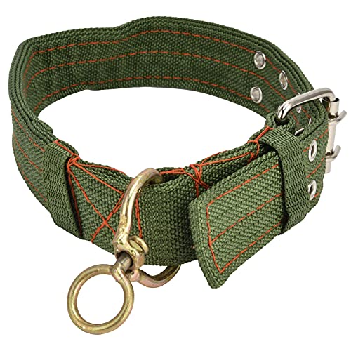 Schafhalsband, Premium-Leinwand-Schafhalsband, Hundeschlepphalsband, Verstellbare Länge, Leinen-Halsband, Veterinärausrüstung, Schafschlepphalsband (S) von Aramox