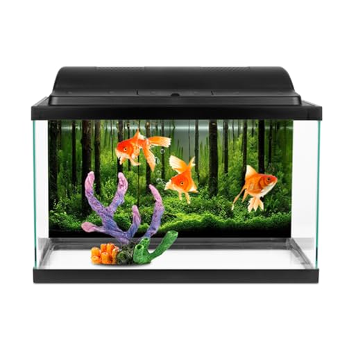 Unterwasserhintergrund für Aquarien, PVC-Hintergrunddekoration S (61 * 30CM) von Aramox