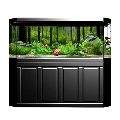 Unterwasserhintergrund für Aquarien, PVC-Hintergrunddekoration S (76 * 46cm) von Aramox