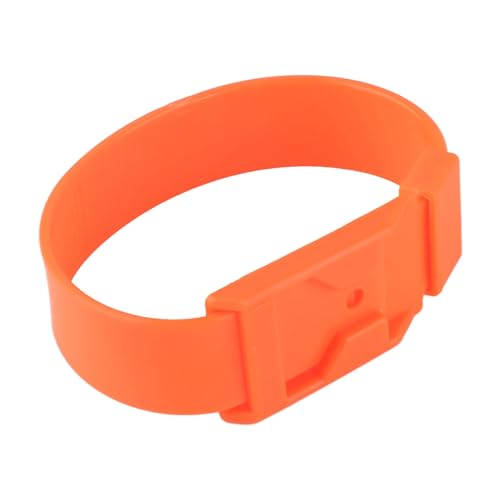 Ziegenhalsband, 10 Stück Ziegenhalsband, Schaf-Identifikationsbänder, Vieh-Markierungsring, Landwirtschaftliche Ausrüstung (36cm Orange) von Aramox