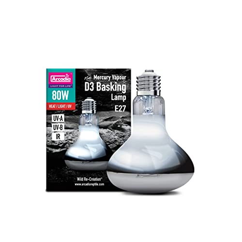 Ardacia SMA80E27 D3 Basking Lamp, 80 W von Arcadia