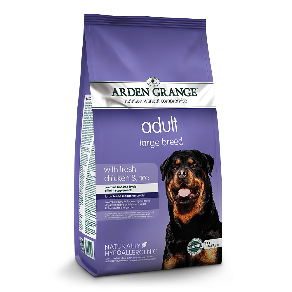 Arden Grange | Mit frischem Huhn & Reis | Large Breed Adult | 2 x 12 kg von Arden Grange