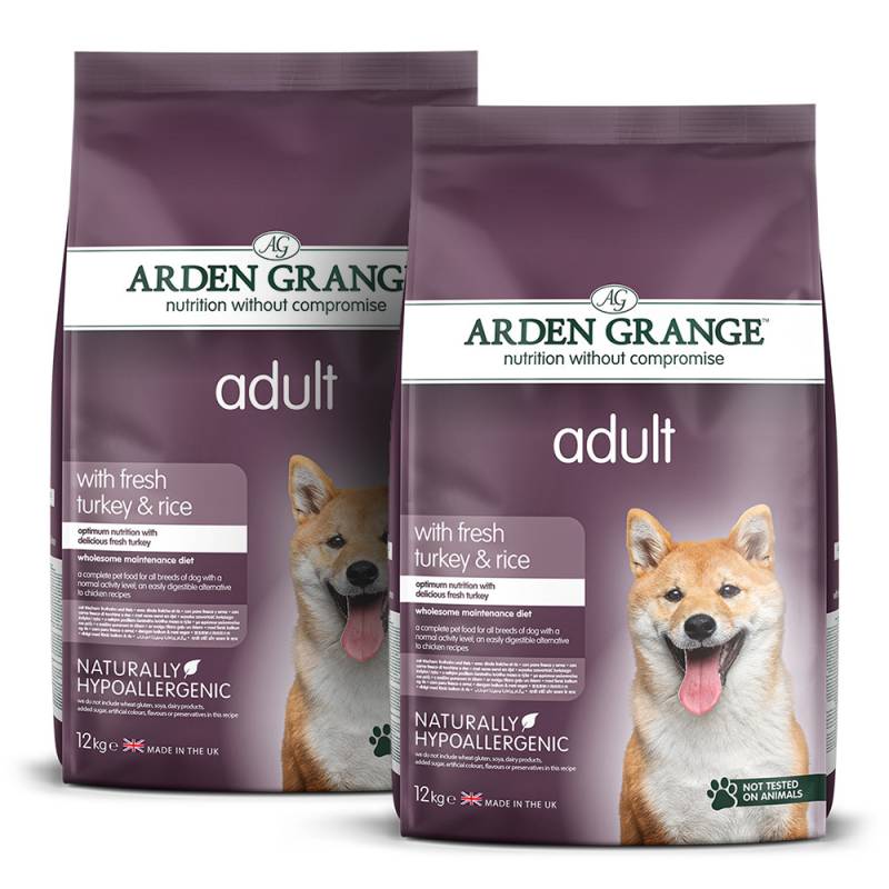 Arden Grange | Mit frischem Truthahn und Reis | Adult | 2 x 12 kg von Arden Grange