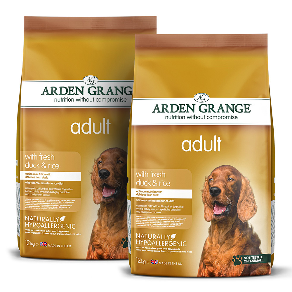 Arden Grange | Mit frischer Ente und Reis | Adult | 2 x 12 kg von Arden Grange